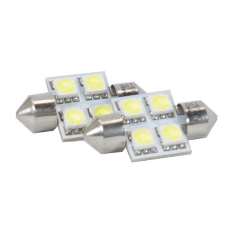 Żarówka (LED) C5W, 12V, 1W, SV8.5-8 (agropak 2 szt)