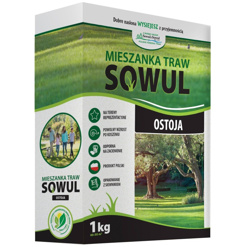 Mieszanka traw Ostoja, 1 kg, Sowul & Sowul