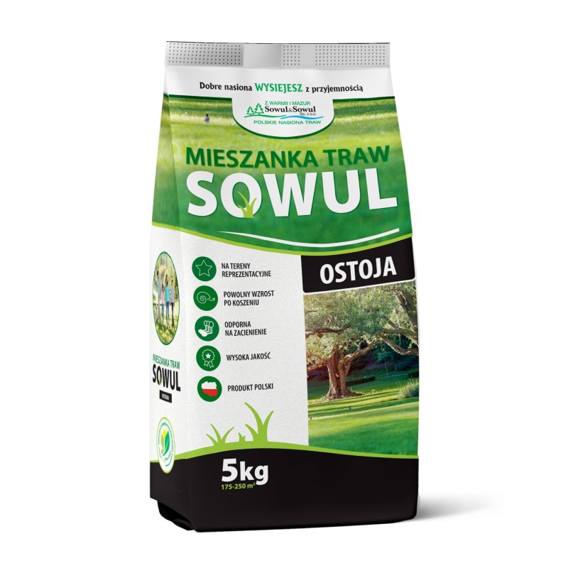 Mieszanka traw Ostoja, 5 kg, Sowul & Sowul