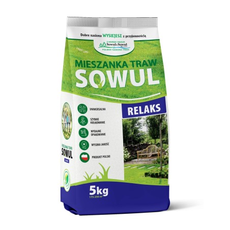 Mieszanka traw Relaks, 5 kg, Sowul & Sowul