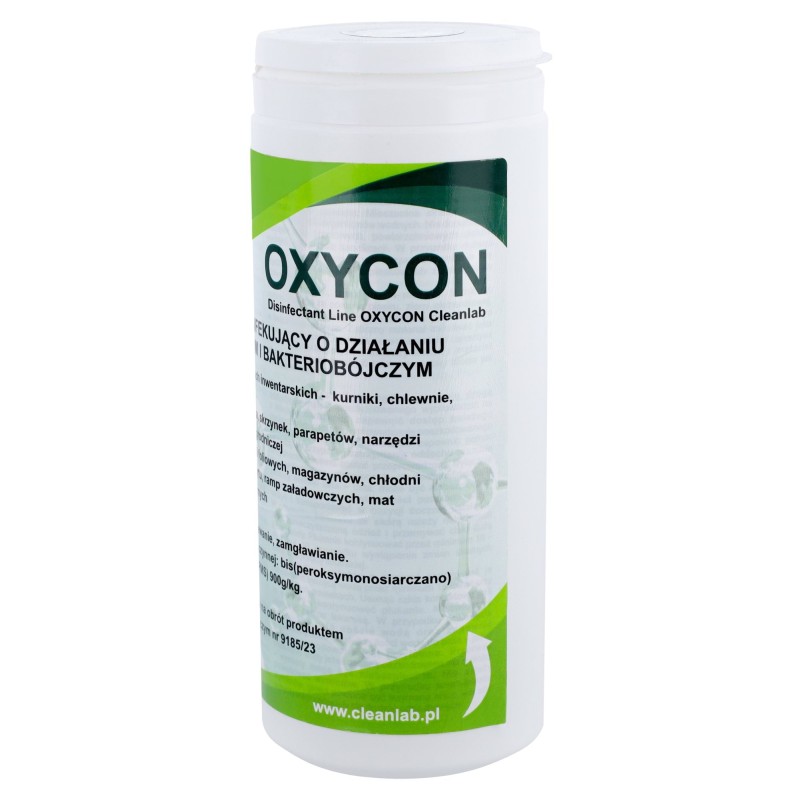 Preparat dezynfekujący o działaniu wirusobójczym i bakteriobójczym OXYCON, 800g