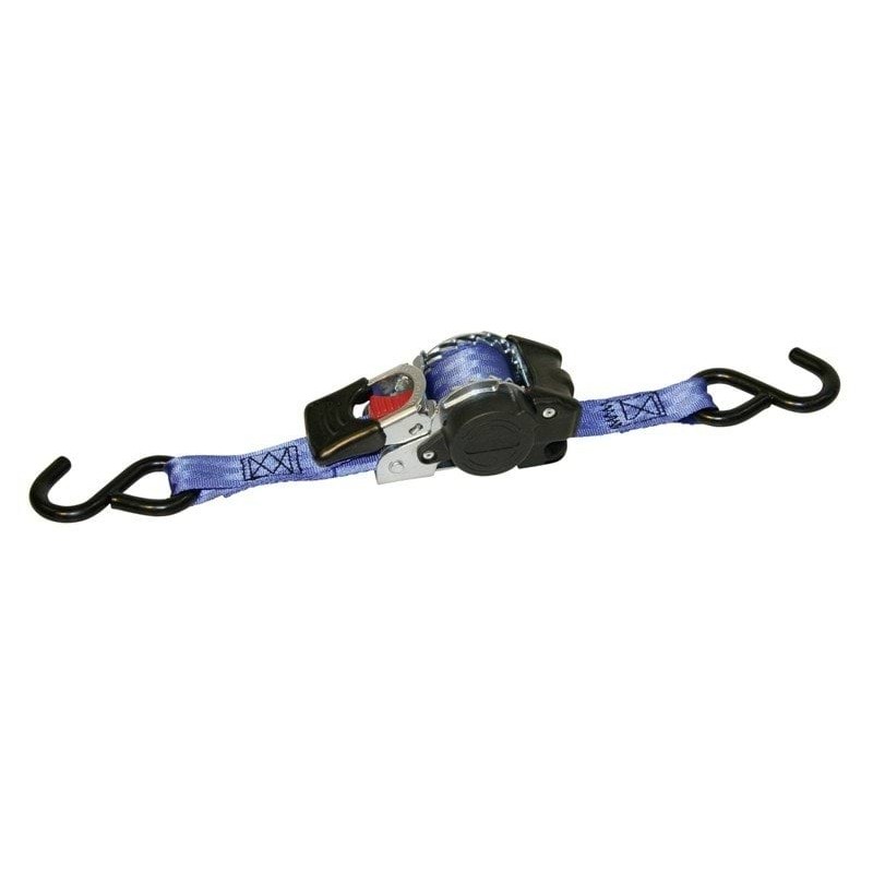 Pas transportowy z napinaczem i funkcją zwijania, 1,8m x 25mm, 600 kg, 7,8 kN, niebieski, Kerbl Pas transportowy z napinaczem i funkcją zwijania, 1,8m x 25mm, 600 kg, 7,8 kN, niebieski, Kerbl