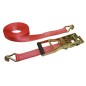 Pas transportowy z napinaczem, 10m x 50mm, 5000 kg, 50 kN, czerwony, Kerbl
