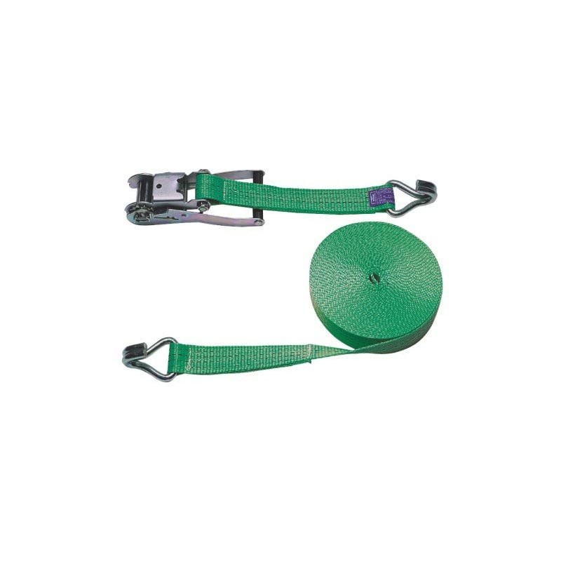 Pas transportowy z napinaczem, 6m x 35mm, 2000 kg, 18 kN, zielony, Kerbl Pas transportowy z napinaczem, 6m x 35mm, 2000 kg, 18 kN, zielony, Kerbl