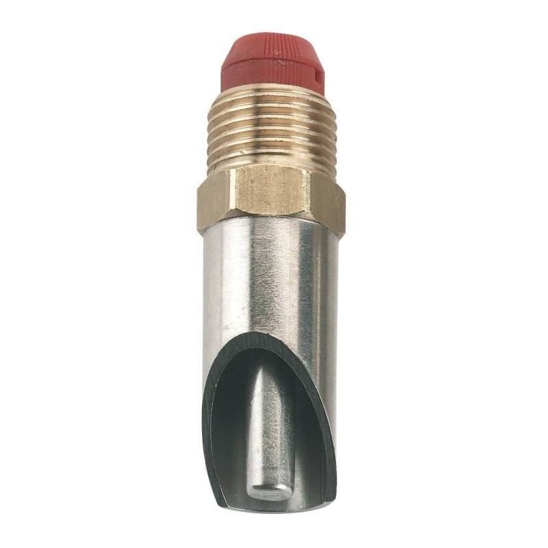 Poidło smoczkowe dla tuczników, mosiądz/stal, cienki trzpień, 1/2” - 1/2”, 63 mm, Kerbl
