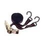 Pas transportowy z napinaczem, 5m x 25mm, 245 kg, 5  kN, czarny-czerwony, Kerbl