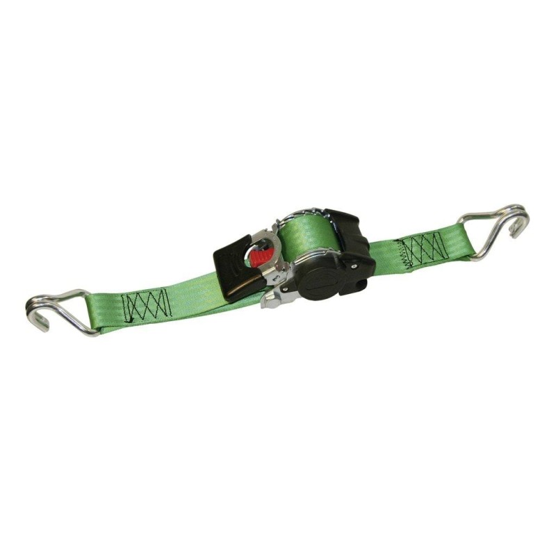 Pas transportowy z napinaczem i funkcją zwijania, 1,8m x 50mm, 1500 kg, 7,5 kN, zielony, Kerbl Pas transportowy z napinaczem i funkcją zwijania, 1,8m x 50mm, 1500 kg, 7,5 kN, zielony, Kerbl