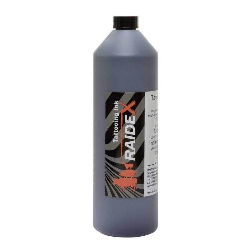 Tusz do tatuowania Raidex, czarny, 500 ml