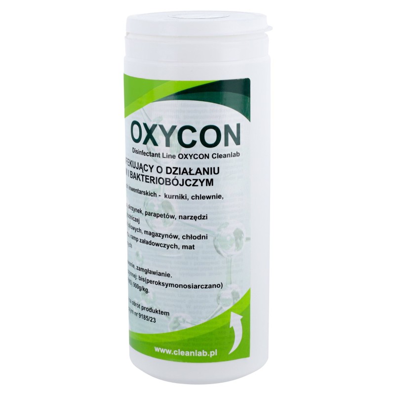 Preparat dezynfekujący o działaniu wirusobójczym i bakteriobójczym OXYCON, 800g Preparat dezynfekujący o działaniu wirusobójczym i bakteriobójczym OXYCON, 800g