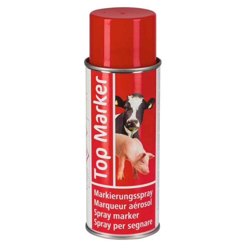 Spray do znakowania, TopMarker 500 ml, czerwony,Kerbl Spray do znakowania, TopMarker 500 ml, czerwony,Kerbl