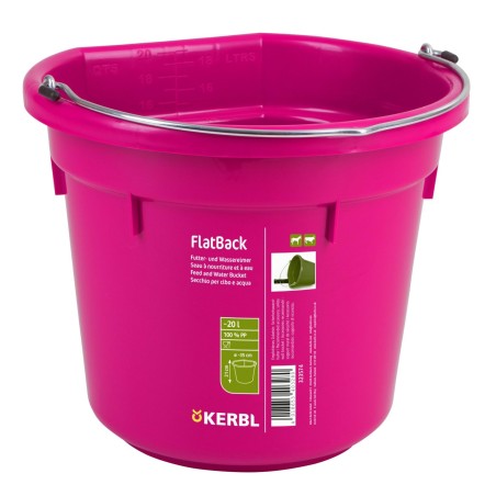 Wiadro FlatBack, 20 l, różowy, Kerbl
