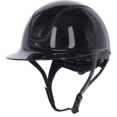Kask jeździecki Eclipse Polo, lakierowany czarny, 58-61 cm, Covalliero