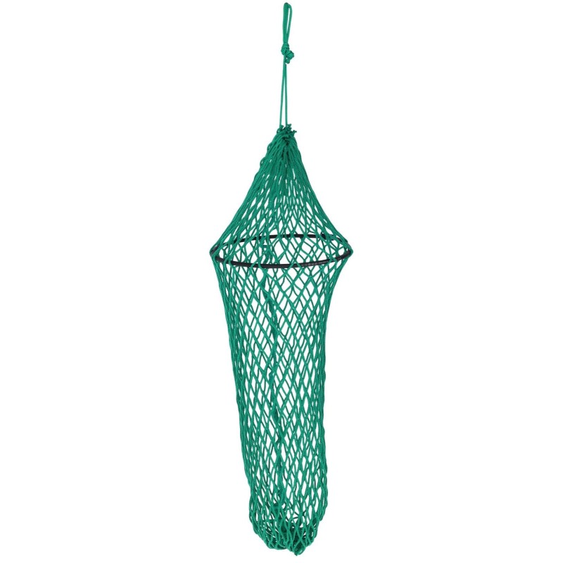 Siatka na siano dla konia z pierścieniem, zielony, oczko 4,5 cm, 120 cm, Kerbl
