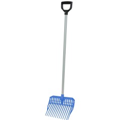 Widły do stajni EcoFork Mini, z trzonkiem, niebieski, Kerbl