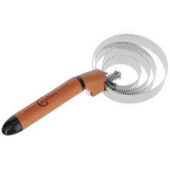 Zgrzebło spiralne Deluxe, brązowy/czarny, 26,5 cm, Covalliero
