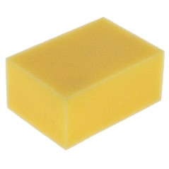 Gąbka do czyszczenia konia z wiskozy, żółty, 10 x 7,5 x 4 cm, Covalliero