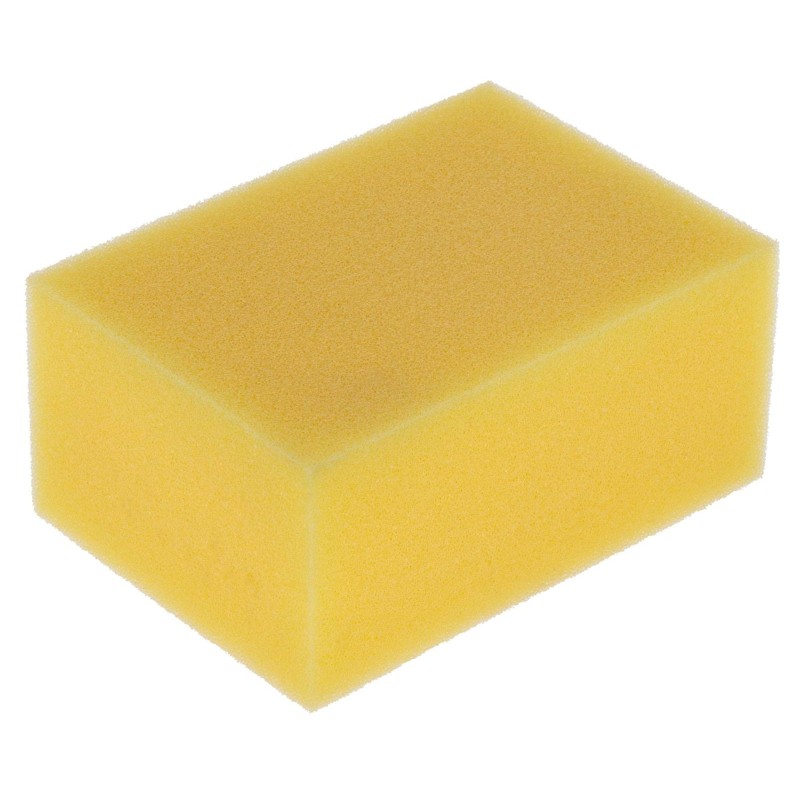 Gąbka do czyszczenia konia z wiskozy, żółty, 10 x 7,5 x 4 cm, Covalliero