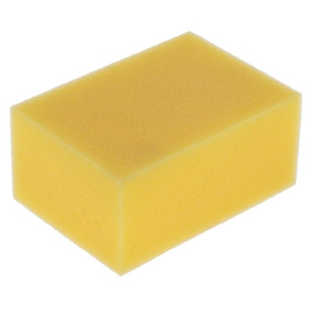 Gąbka do czyszczenia konia z wiskozy, żółty, 10 x 7,5 x 4 cm, Covalliero