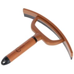 Ściągaczka do potu Deluxe, brązowy/czarny, 19 cm, Covalliero