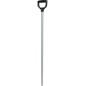 Trzonek teleskopowy do wideł z rączką typu D, aluminium, 93 cm, Kerbl