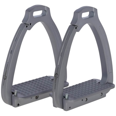 Strzemiona Secure, srebrny, 12 cm, para, Covalliero