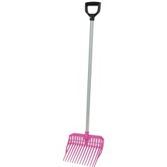 Widły do stajni EcoFork Mini, z trzonkiem, różowy, Kerbl