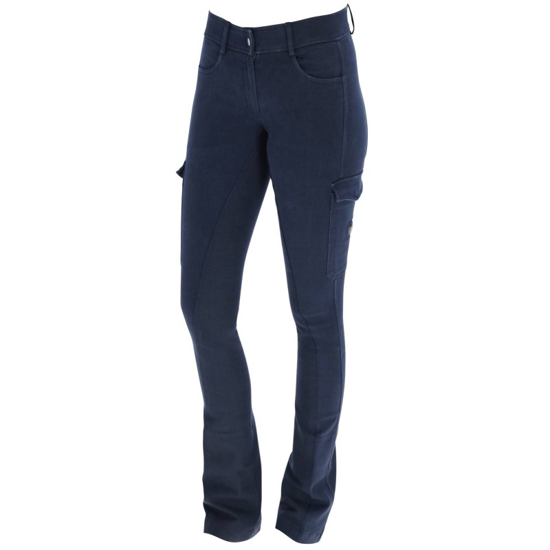 Bryczesy BasicPlus Jodphur, damskie, niebieski, roz. 42, Covalliero