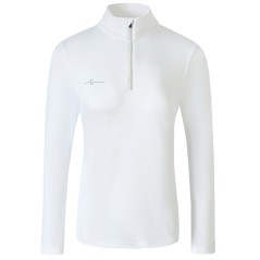 Koszulka jeździecka funkcyjna, damska, biały, roz. XS, Covalliero