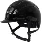 Kask jeździecki Elite, lakierowany czarny, 53-55 cm, Covalliero