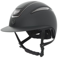 Kask jeździecki Elite Polo, czarny, 53-55 cm, Covalliero
