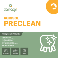 Płyn do mycia wymion Agrisol PreClean 69, 2 kg, Can Agri