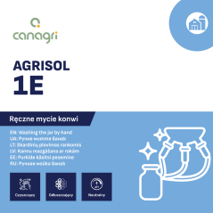 Preparat do ręcznego mycia konwi Agrisol 1 E 78, 2 kg, Can Agri