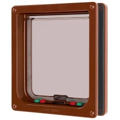 Drzwiczki dla kota Cat Mate 4-way, XL, brązowe, Kerbl