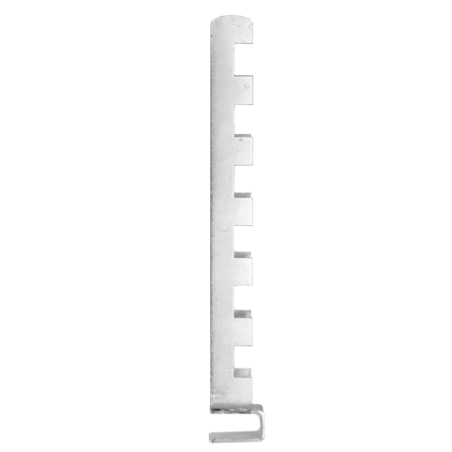 Zawieszka podwójna na belkę, 6 ograniczników, 42 cm