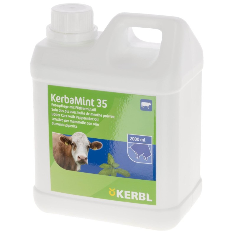 Balsam do wymion z olejkiem z mięty pieprzowej KerbaMint 35, 2000ml, Kerbl