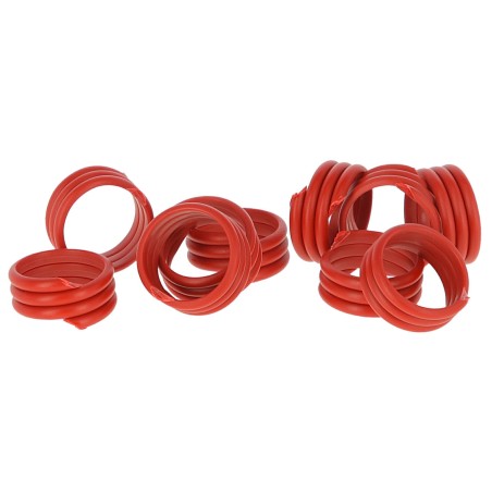 Opaska spiralna dla drobiu, 10 mm, czerwona, 100 szt., Kerbl