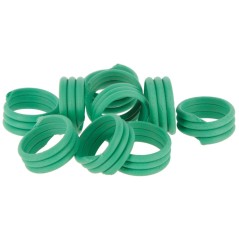 Opaska spiralna dla drobiu, 10 mm, zielona, 100 szt., Kerbl