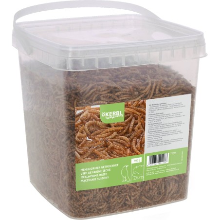 Suszone larwy mącznika, 900 g, Kerbl