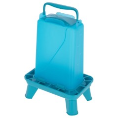 Karmidło dla drobiu prostokątne 3,5 l, plastikowy, niebieskie, Kerbl