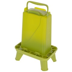 Karmidło dla drobiu prostokątne 3,5 l, plastikowy, zielone, Kerbl