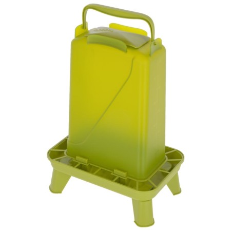 Karmidło dla drobiu prostokątne 5,5 l, plastikowy, zielone, Kerbl