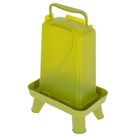 Poidło dla drobiu prostokątne 3,5 l, plastikowe, zielone, Kerbl