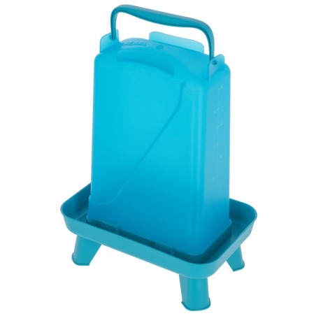 Poidło dla drobiu prostokątne 5,5 l, plastikowe, niebieskie, Kerbl
