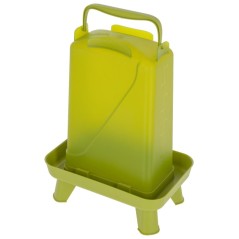 Poidło dla drobiu prostokątne 5,5 l, plastikowe, zielone, Kerbl