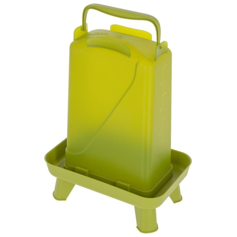 Poidło dla drobiu prostokątne 5,5 l, plastikowe, zielone, Kerbl