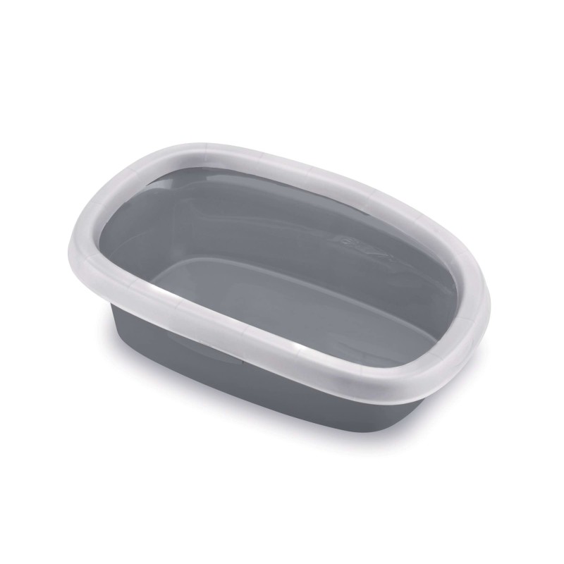 Kuweta dla kota Sprint 20, biało - szara, 58 x 39 x 17 cm, Stefanplast