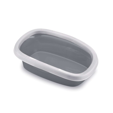 Kuweta dla kota Sprint 20, biało - szara, 58 x 39 x 17 cm, Stefanplast