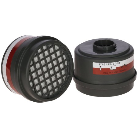 Zestaw zapasowych filtrów A1P2 COMPACT do maski VULCANO, w blistrze, Kerbl