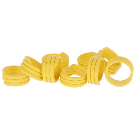 Opaska spiralna dla drobiu, 10 mm, żółta, 100 szt., Kerbl