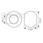 Klucze oczkowe odgięte 6-32 mm, zestaw 12 szt. 09-952 neo